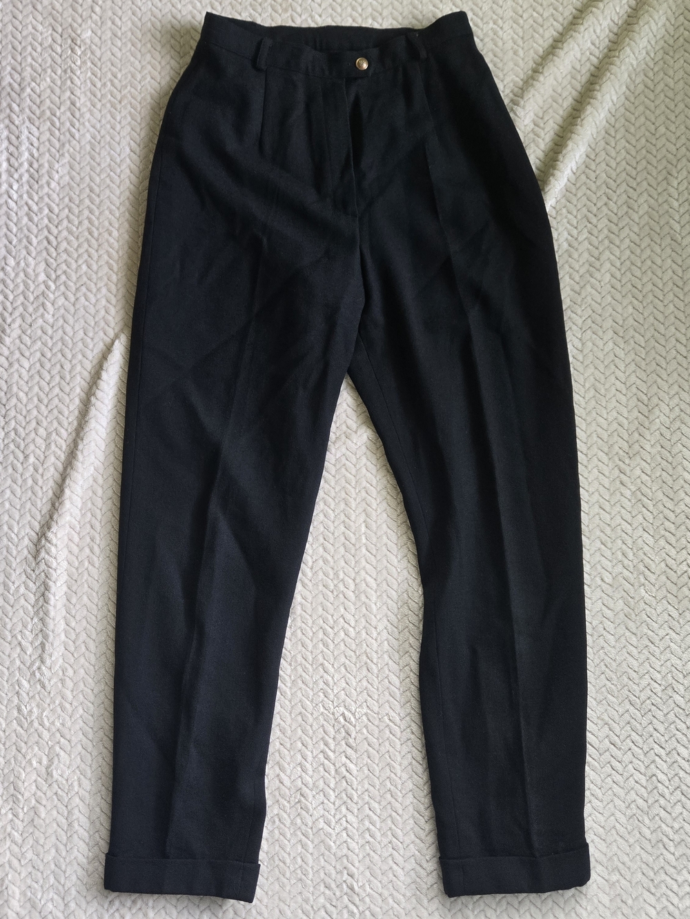 Ralph Lauren Black Pleated Men's Dress Pants